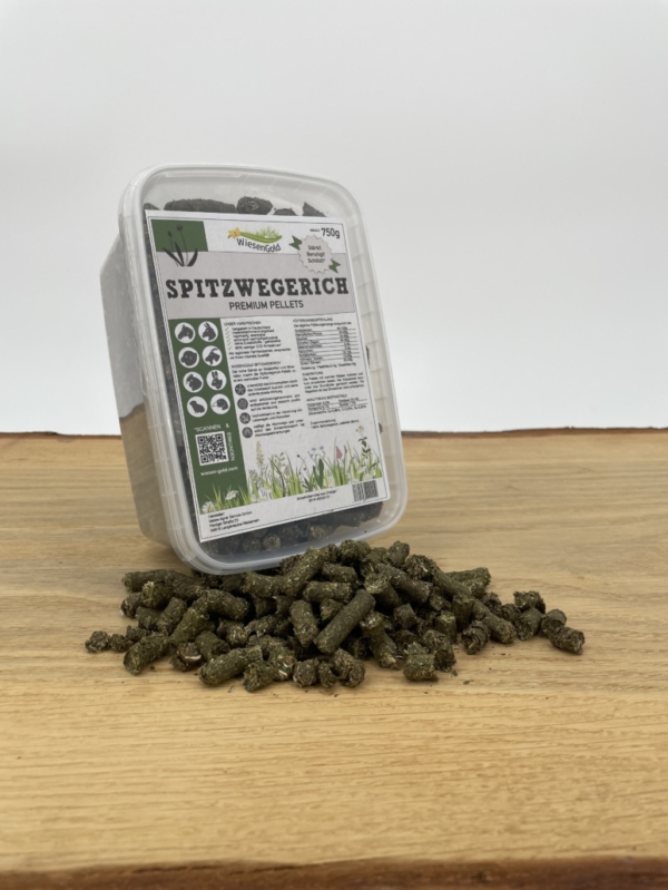 WiesenGold – Spitzwegerich Pellets (750 g)